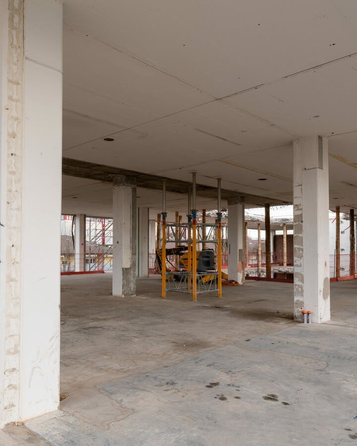 2. OG im Umbau, Dezember 2019 (Blick Richtung Osten)